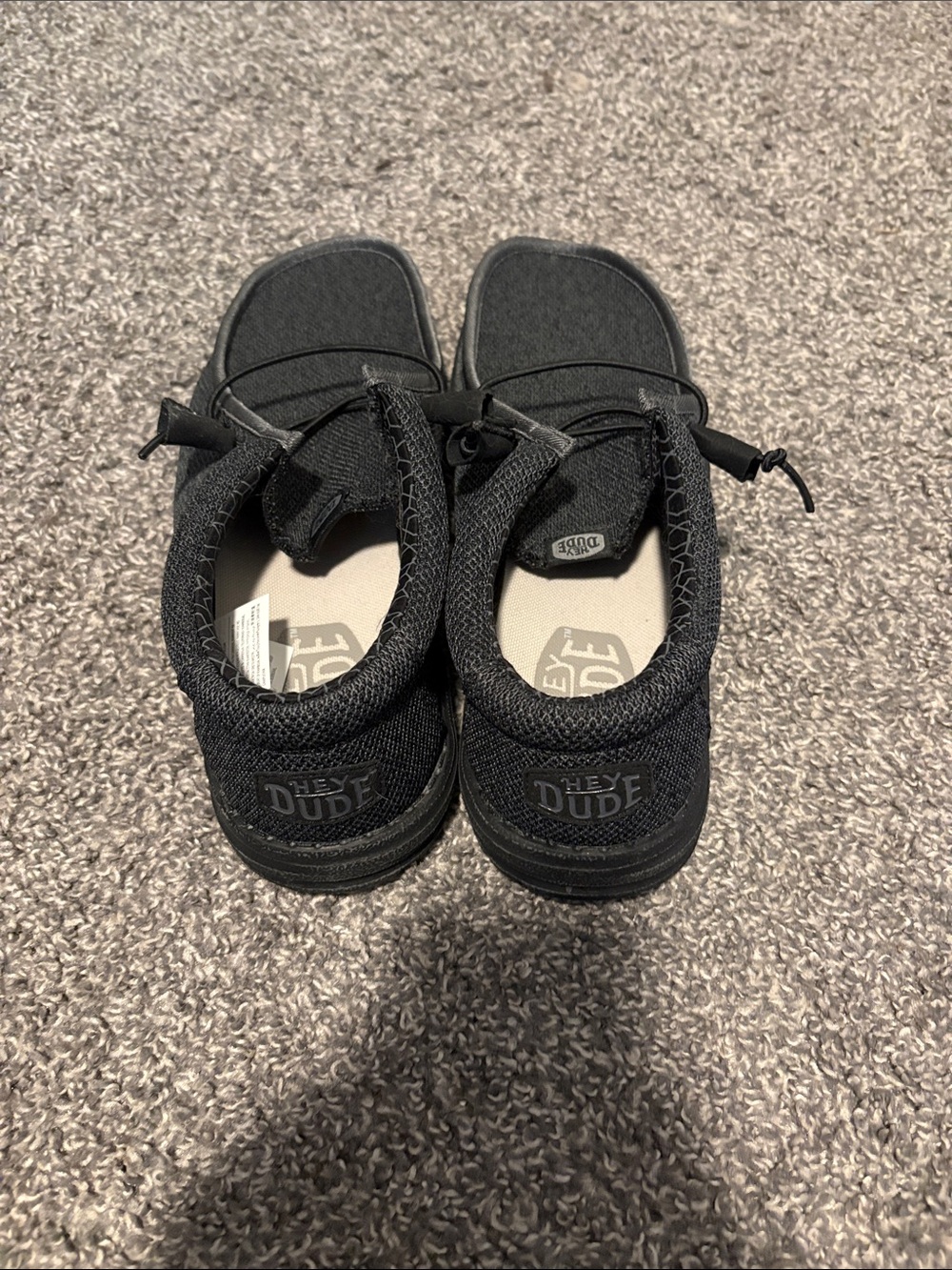 Hey Dude Kids Black Slip-On Casual Shoes